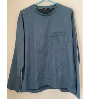 ユナイテッドアローズグリーンレーベルリラクシング(UNITED ARROWS green label relaxing)のスエードカットソー(Tシャツ/カットソー(七分/長袖))