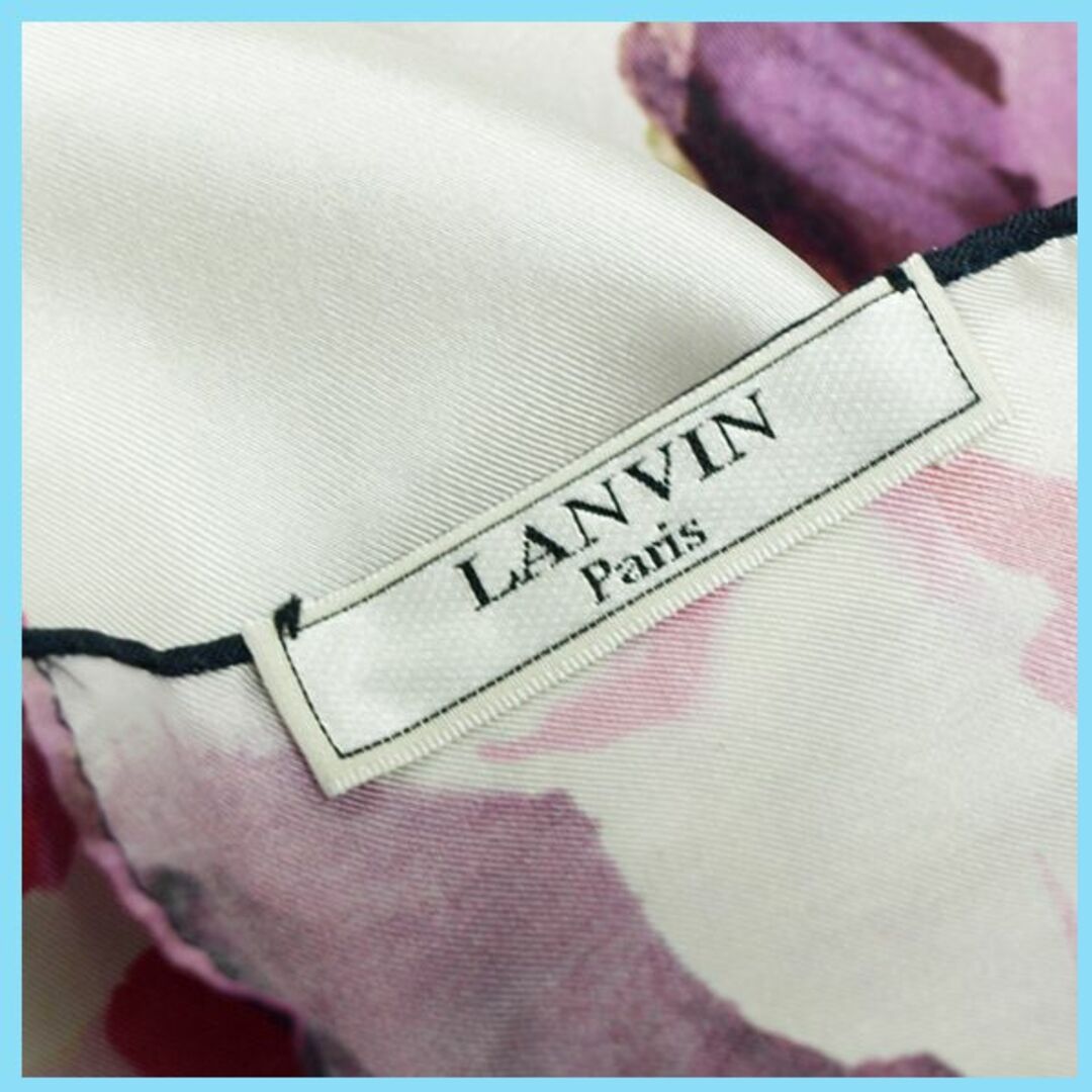 LANVIN - ランバン正規品・シルクストール◇未使用 銀座店購入品 1200