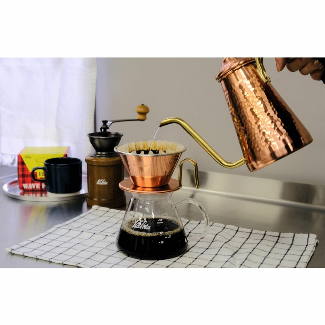 カリタ Kalita コーヒーポット 銅製 700ml 細口 ノズル 直火 日本の