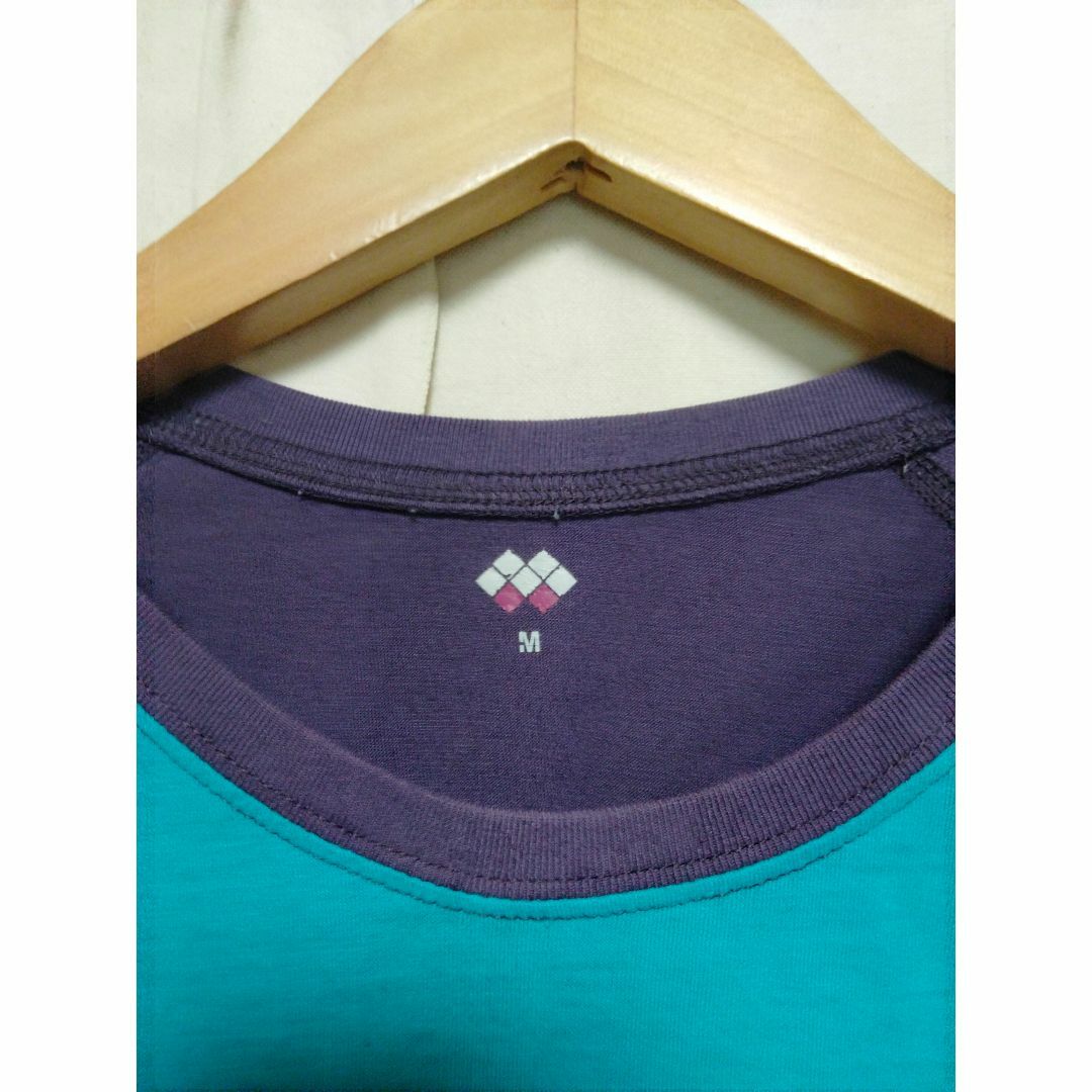 mont bell(モンベル)のMONT-BELLモンベルアウトドア刺繍プリントポリエステルロングTシャツM レディースのトップス(Tシャツ(長袖/七分))の商品写真