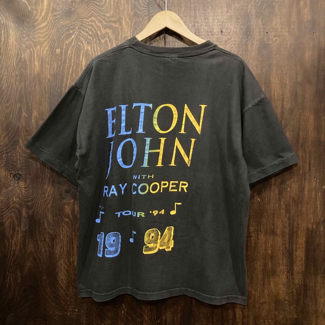 MUSIC TEE(ミュージックティー)のELTON JOHN エルトンジョン 1994年ツアーTシャツ バンドT 90s メンズのトップス(Tシャツ/カットソー(半袖/袖なし))の商品写真