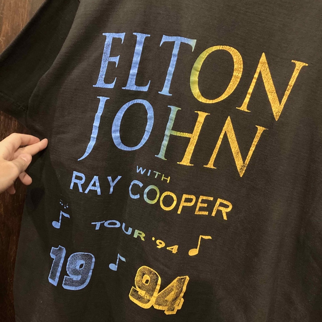 MUSIC TEE(ミュージックティー)のELTON JOHN エルトンジョン 1994年ツアーTシャツ バンドT 90s メンズのトップス(Tシャツ/カットソー(半袖/袖なし))の商品写真