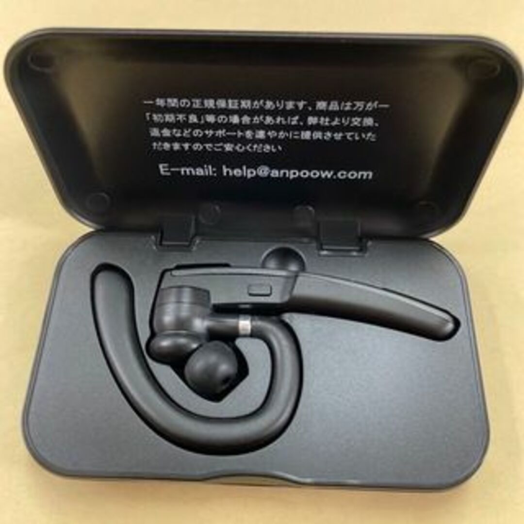 10時間連続使用進化型Bluetooth片耳型ヘッドセット スマホ/家電/カメラのオーディオ機器(ヘッドフォン/イヤフォン)の商品写真