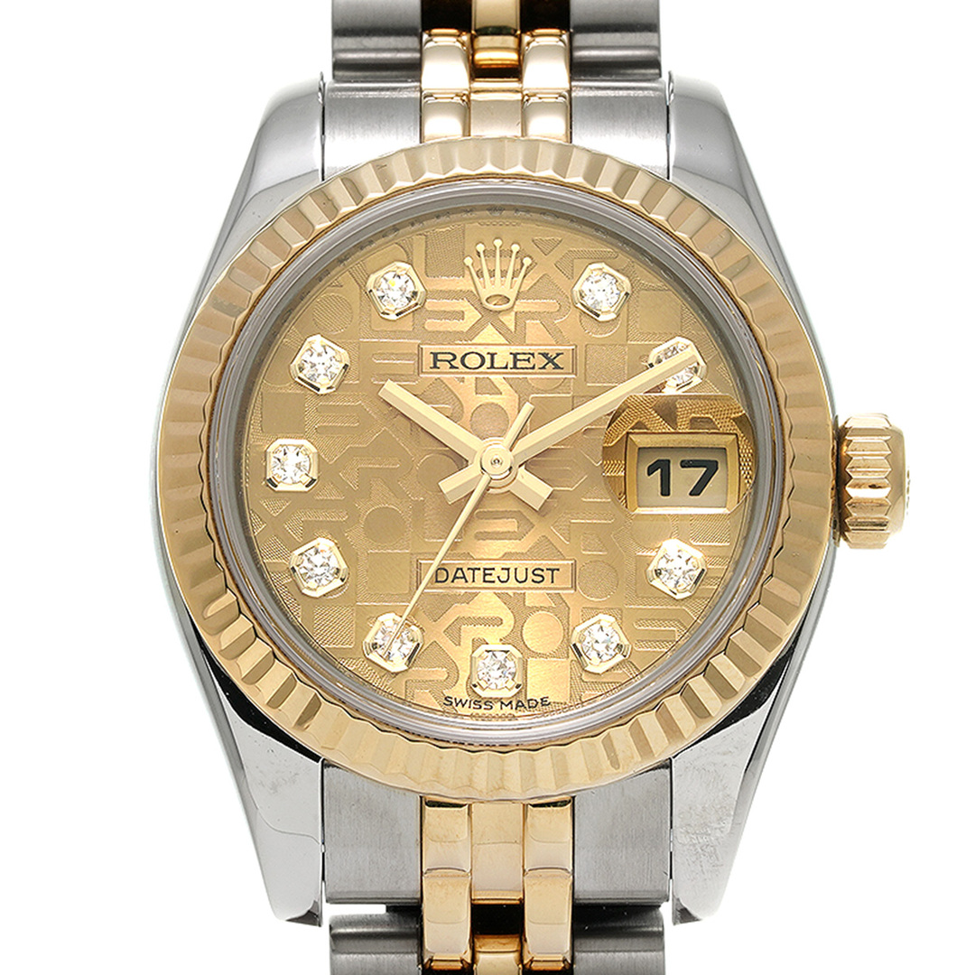 ロレックス ROLEX 179173G ランダムシリアル シャンパンコンピュータ /ダイヤモンド レディース 腕時計