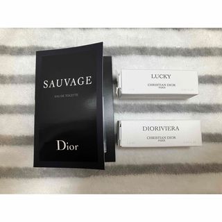 クリスチャンディオール(Christian Dior)のDior 香水「SAUVAGE/LUCKY/DIORIVIERA 」3点セット(ユニセックス)