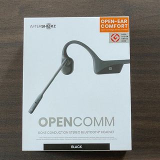 アフターショックス(AFTERSHOKZ)の骨伝導 イヤホン ワイヤレスヘッドホン OpenComm AfterShokz　(ヘッドフォン/イヤフォン)