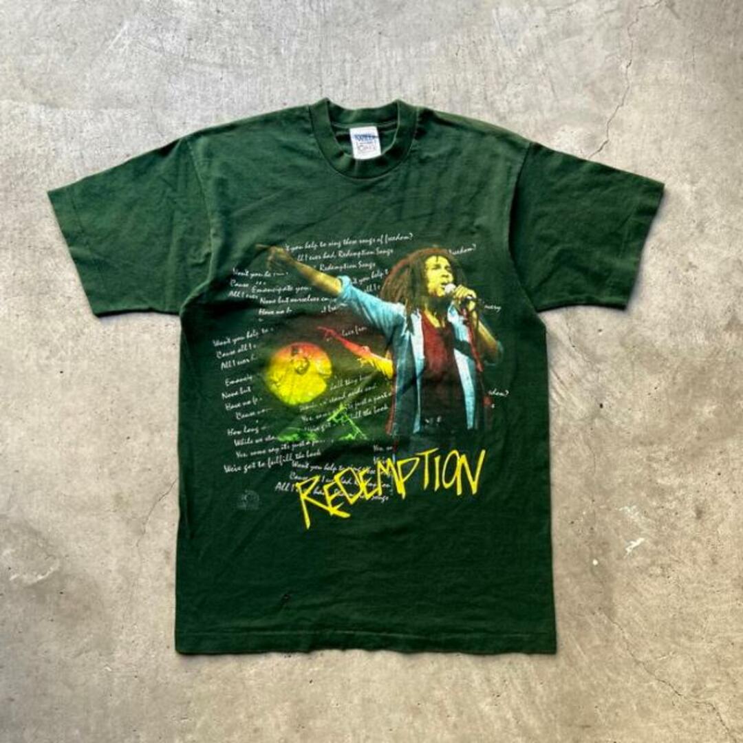 90年代 "BOB MARLEY" REDEMPTION プリントTシャツ メンズL