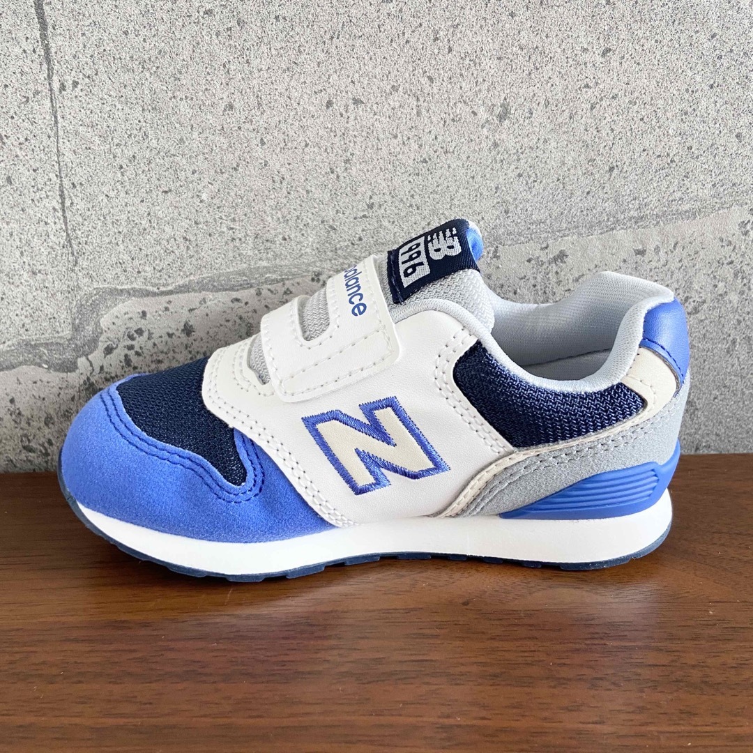 New Balance - 【新品】16.5センチ ホワイト×ブルー ニューバランス ...