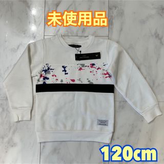 ヴァンスエクスチェンジ(VENCE EXCHANGE)の【未使用・タグ付き】  VENCE EXCHANGE トレーナー 120cm(Tシャツ/カットソー)