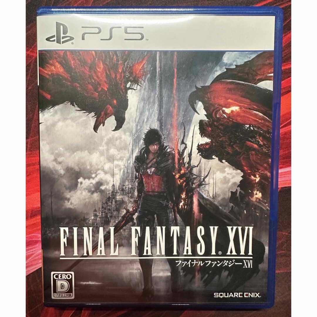 SQUARE ENIX(スクウェアエニックス)のファイナルファンタジーXVI PS5 エンタメ/ホビーのゲームソフト/ゲーム機本体(家庭用ゲームソフト)の商品写真