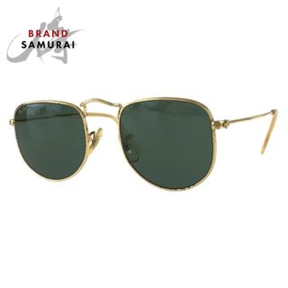 レイバン(Ray-Ban)のRay-Ban レイバン ヴィンテージ B&L ボシュロム USA ゴールド 金 メタル サングラス ウェリントン メンズ 403323 【中古】(サングラス/メガネ)