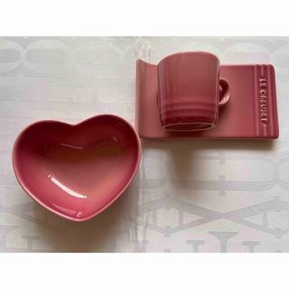 ルクルーゼ(LE CREUSET)の🔥SALE🔥　ルクルーゼ　カフェデリス　ハートディッシュ　３点セット(食器)