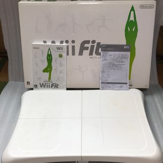 ウィー(Wii)のWii Fit ソフト、バランスボードセット(家庭用ゲームソフト)