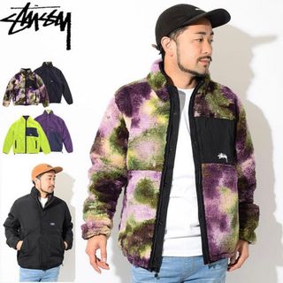 ステューシー(STUSSY)のstussy リバーシブルボアジャケット(マウンテンパーカー)