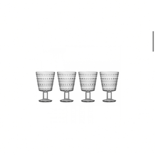 【新品】イッタラ　カステヘルミ　ダークグレー　4ピースセット グラス　カップ