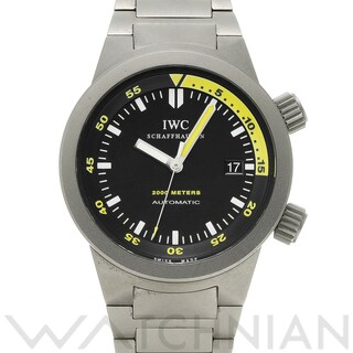 インターナショナルウォッチカンパニー(IWC)の中古 インターナショナルウォッチカンパニー IWC IW353803 ブラック メンズ 腕時計(腕時計(アナログ))