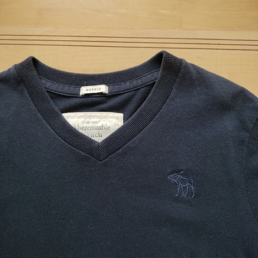 Abercrombie&Fitch(アバクロンビーアンドフィッチ)のアバクロVネックTシャツ メンズのトップス(Tシャツ/カットソー(半袖/袖なし))の商品写真