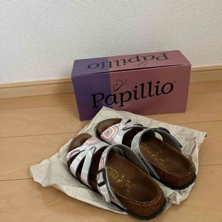 Papillio BIRKENSTOCK ARIZONA 24 白 靴 パピリオ