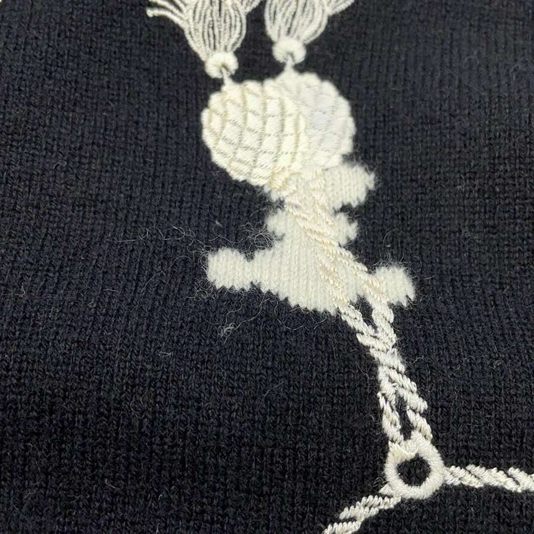 Hermes - エルメス ニット サーベル飾り袋 刺繍 長袖 セーター 