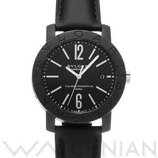ブルガリ(BVLGARI)の中古 ブルガリ BVLGARI BB40CL ブラック メンズ 腕時計(腕時計(アナログ))