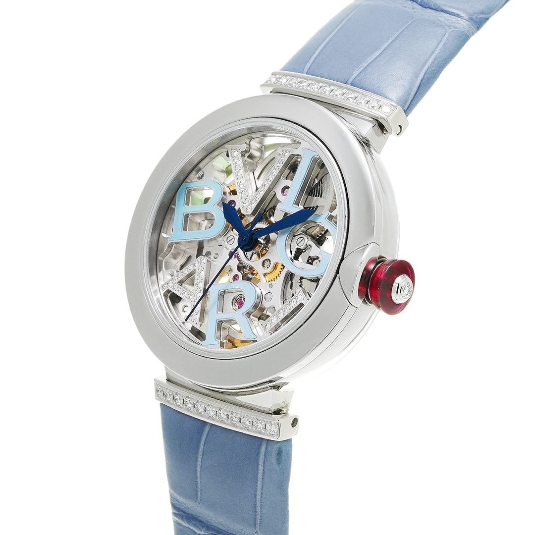 ブルガリ BVLGARI 103435 ブルーシェル /スケルトン/ダイヤモンド レディース 腕時計 2