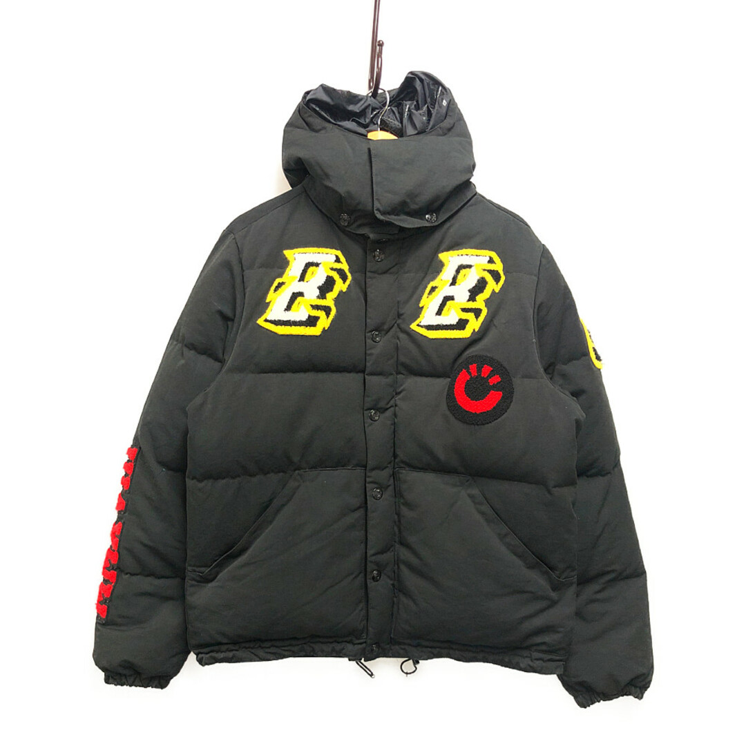 BILLIONAIRE BOYS CLUB VIKINGS CHENILLE DOWN JACKET BBCロゴ ワッペン付き ダウンジャケット 黒  L 正規品 / B4125 | フリマアプリ ラクマ