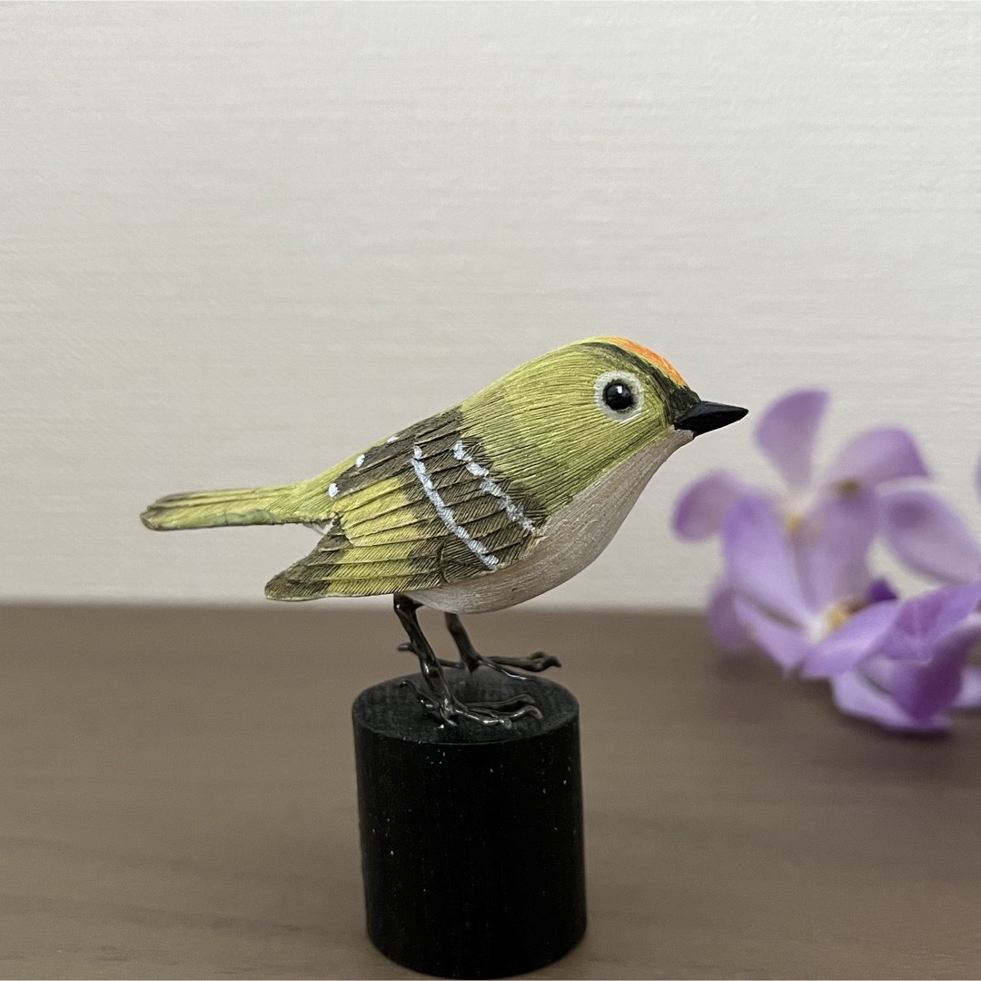 バードカービング(Bird Carving) キクイタダキ 野鳥彫刻(バード バードカービング(Bird Carving) キクイタダキ 野鳥彫刻(バード