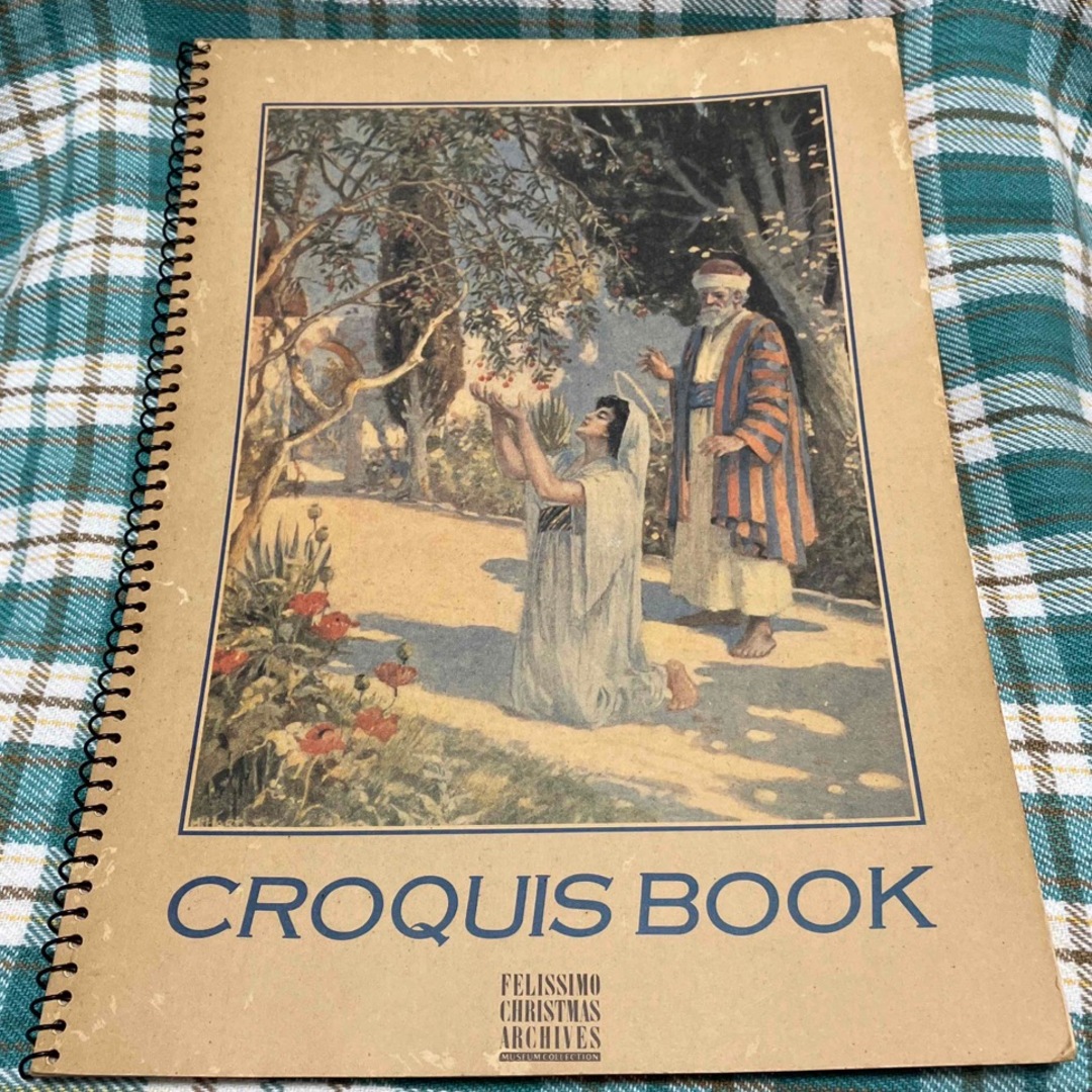 FELISSIMO(フェリシモ)のクリスマスアート　クロッキーブック　CROQUIS  BOOK フェリシモ エンタメ/ホビーの本(アート/エンタメ)の商品写真