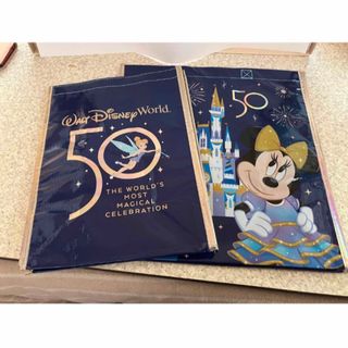 Disney - ２枚 フロリダ ウォルトディズニー wdw 50周年 エコバッグ