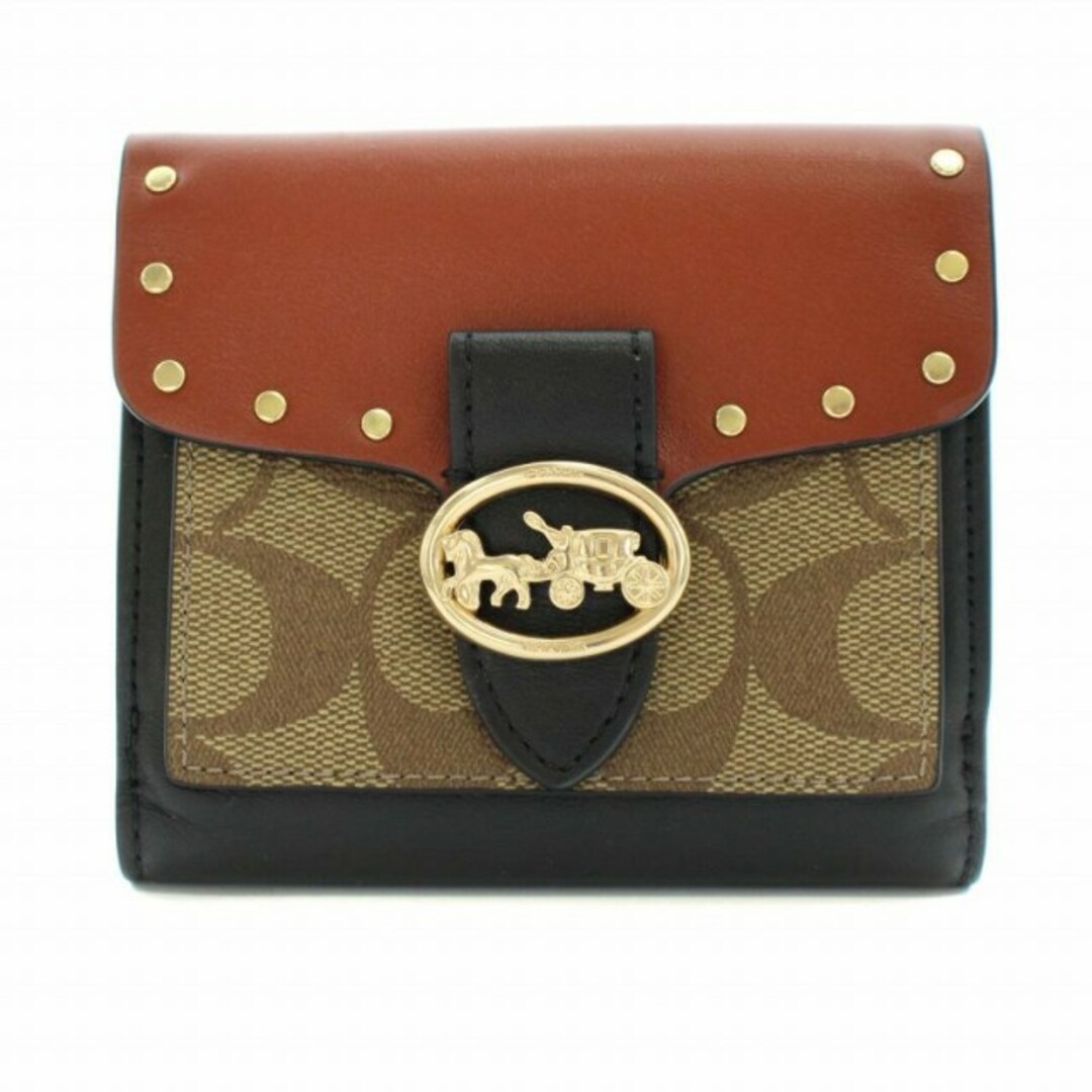 COACH - コーチ シグネチャーホースキャリッジモチーフリベットカラー