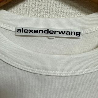 肩幅48cmAlexander wang ロゴ ロングスリーブ Tシャツ S 登坂広臣着