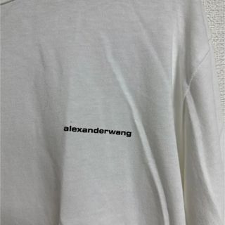 肩幅48cmAlexander wang ロゴ ロングスリーブ Tシャツ S 登坂広臣着