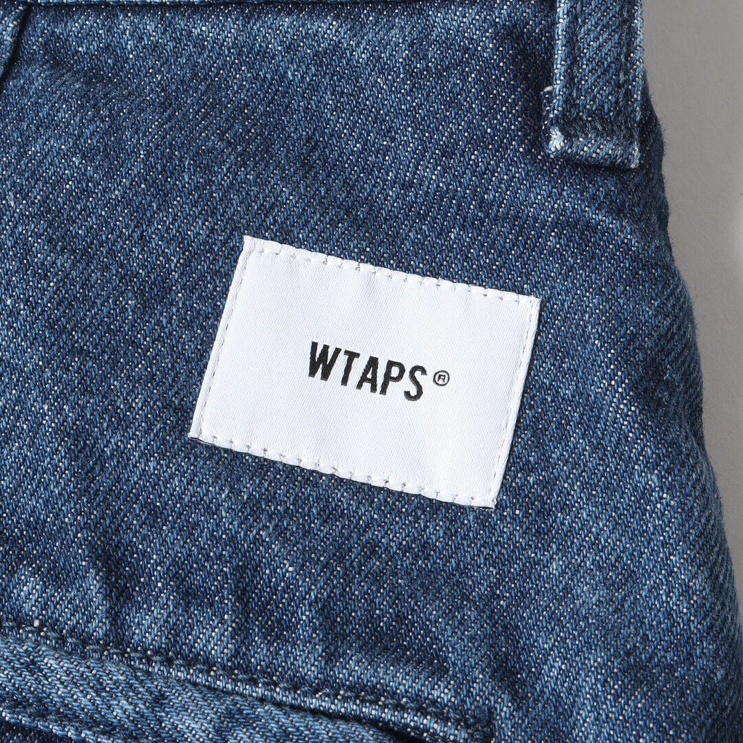 W)taps(ダブルタップス)のWTAPS ダブルタップス パンツ サイズ:S 23SS ウォッシュ加工 ワーク デニム ショーツ WRKS2001 / SHORTS / COTTON. DENIM インディゴ ブルー ボトムス ズボン ショートパンツ 【メンズ】 メンズのパンツ(ショートパンツ)の商品写真