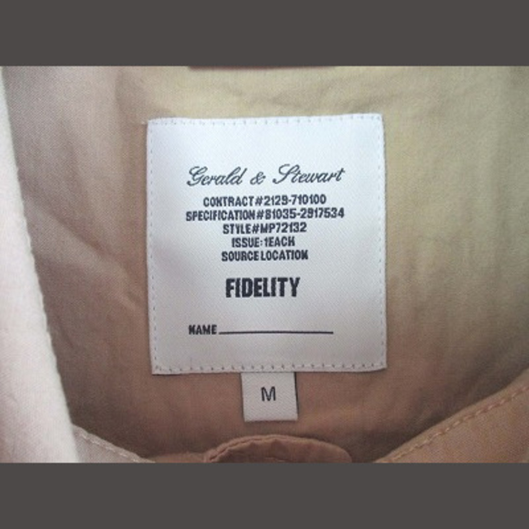 FIDELITY(フェデリティー)のフィデリティ ステンカラーコート スプリングコート ライトアウター M メンズのジャケット/アウター(その他)の商品写真