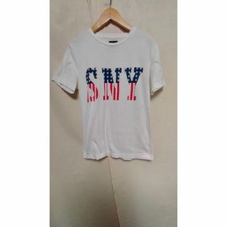 サニースポーツ(SUNNY SPORTS)のサニースポーツSUNNY SPORTS染み込みプリントTシャツ白S(Tシャツ/カットソー(半袖/袖なし))