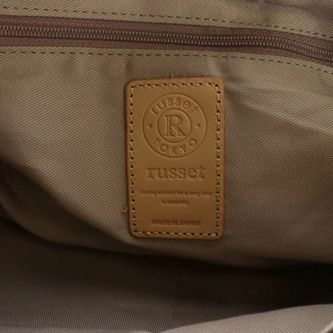 Russet(ラシット)のラシット ハンドバッグ ショルダーバッグ 2way ナイロン レザー グレー レディースのバッグ(ハンドバッグ)の商品写真