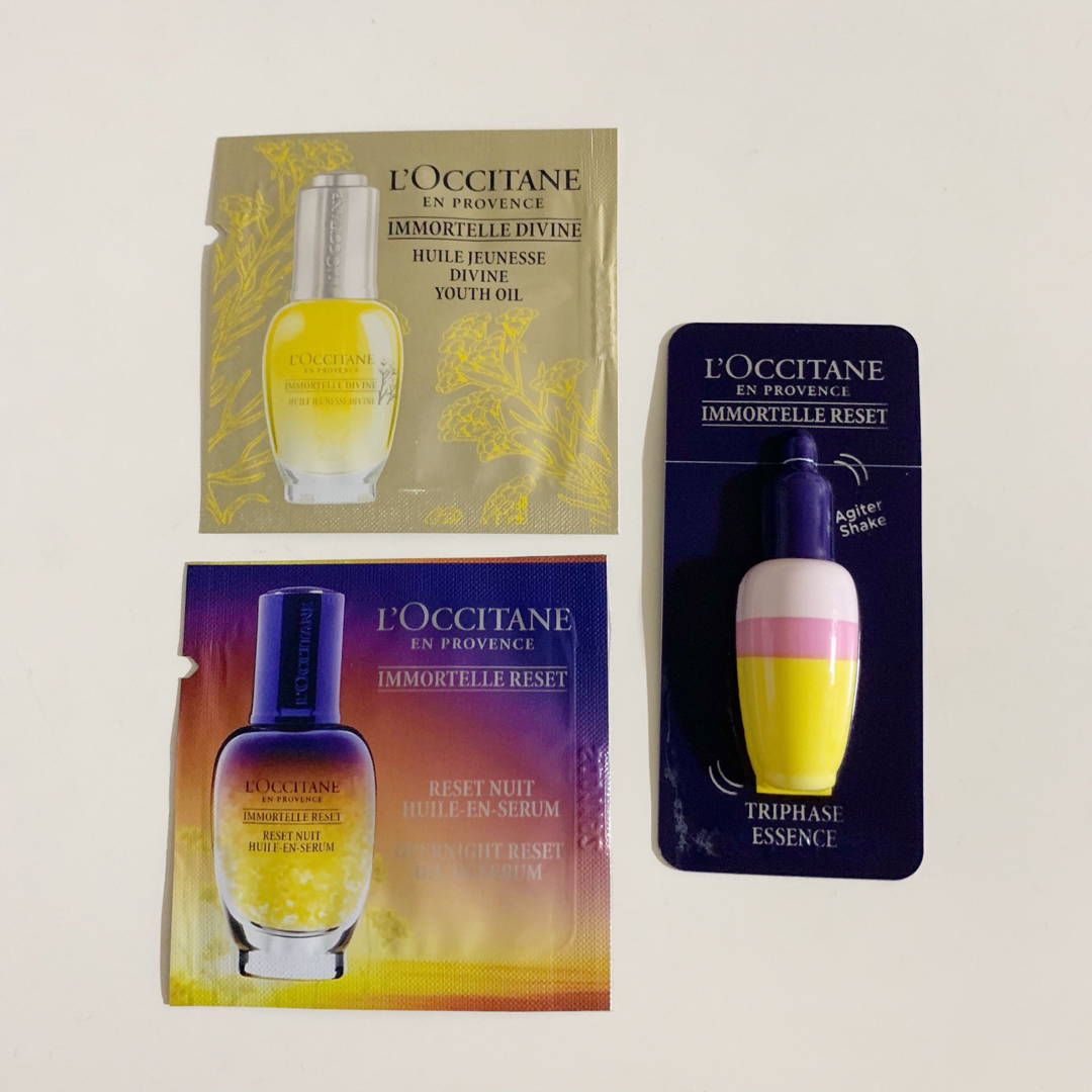 L'OCCITANE   ロクシタン イモーテル 美容液 オイル サンプルの通販 by