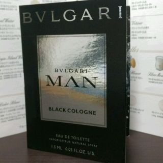 ブルガリ(BVLGARI)のブルガリ マン ブラック コロン オードトワレ 1.5ml(香水(男性用))