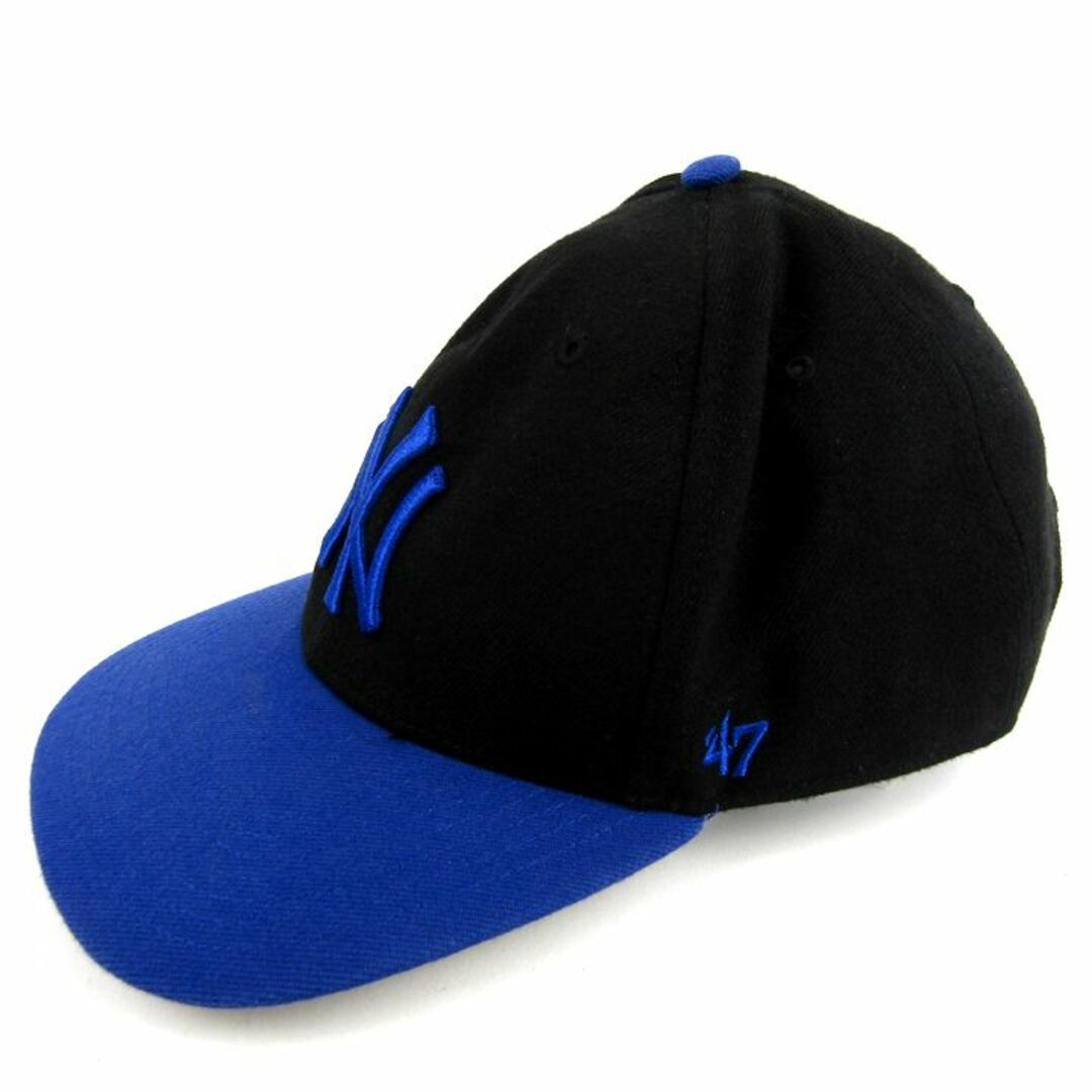 フォーティーセブン キャップ ニューヨークヤンキース アメリカンリーグ ブランド 帽子 メンズ ONEサイズ ブラック FORTY SEVEN 47
