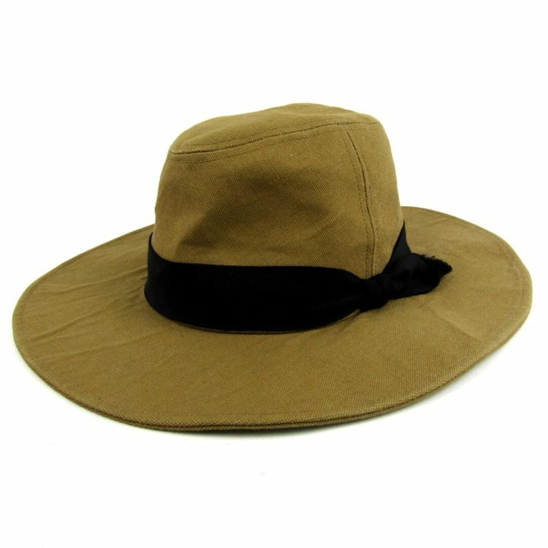JILLSTUART(ジルスチュアート)のジルスチュアート ハット コットン100% つば広 リボン ブランド 帽子 フリーサイズ レディース ベージュ JILLSTUART レディースの帽子(ハット)の商品写真