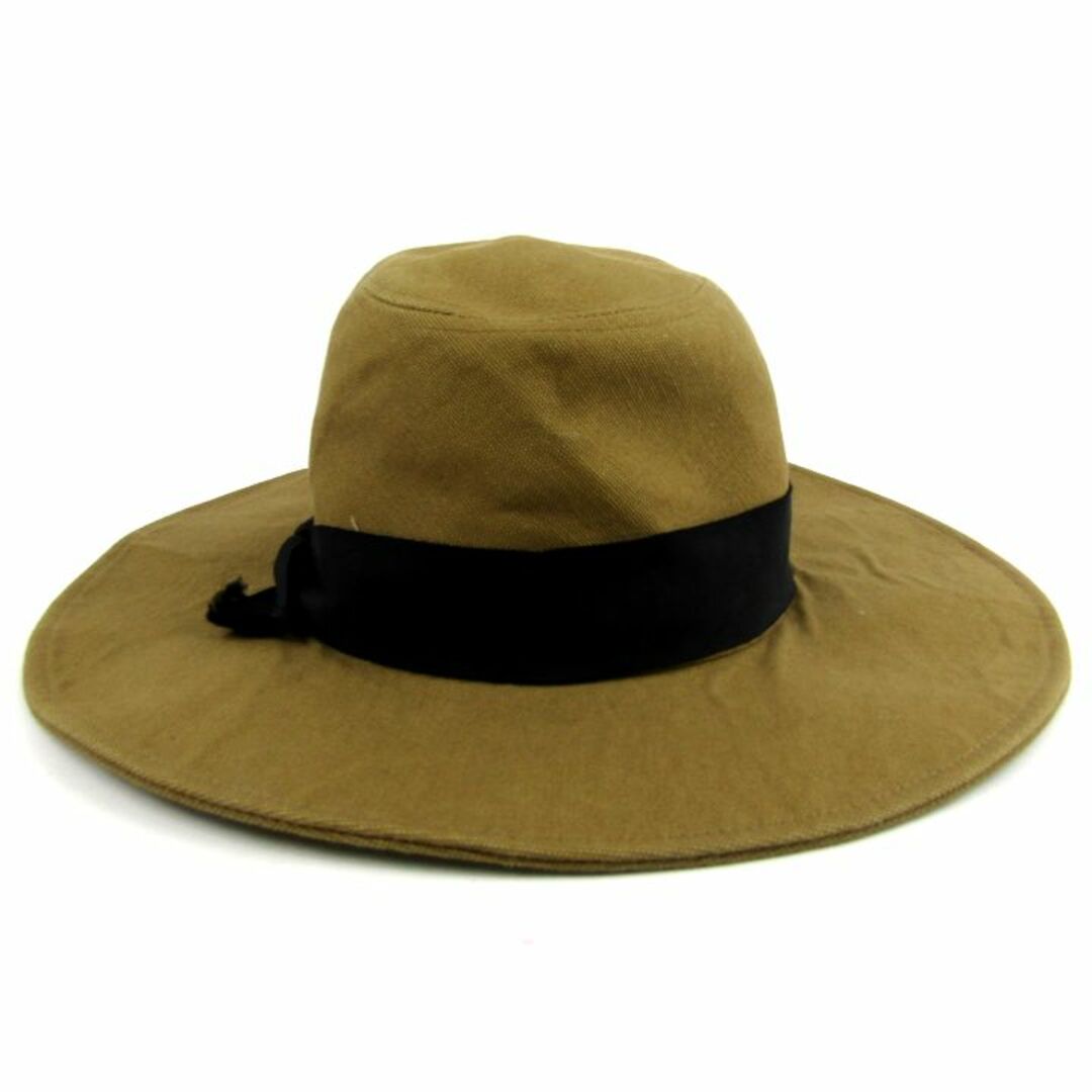 JILLSTUART(ジルスチュアート)のジルスチュアート ハット コットン100% つば広 リボン ブランド 帽子 フリーサイズ レディース ベージュ JILLSTUART レディースの帽子(ハット)の商品写真