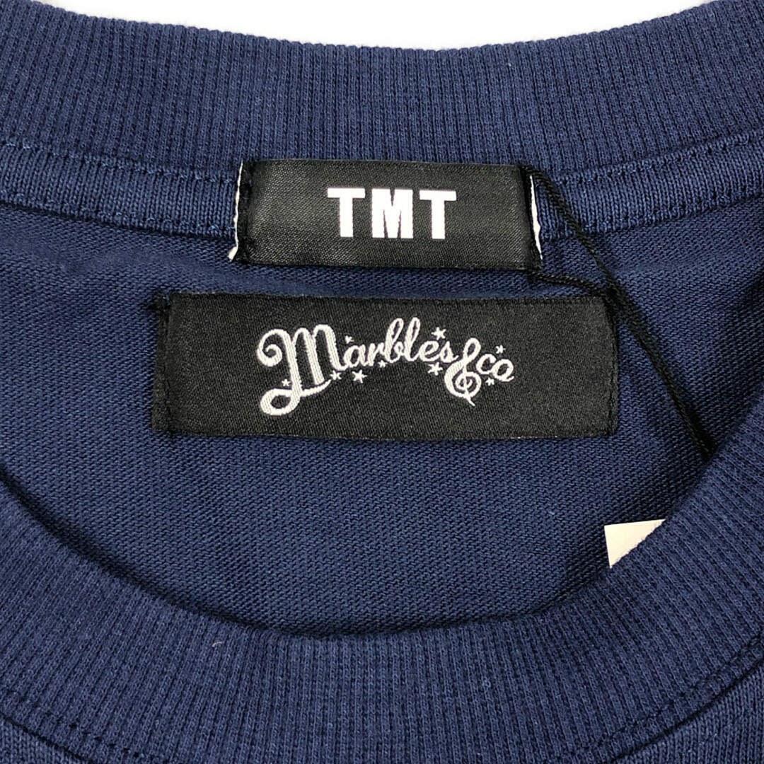 TMT ティーエムティー ×Marbles 23SS 半袖Ｔシャツ ネイビー サイズM 正規品 / B4199 5