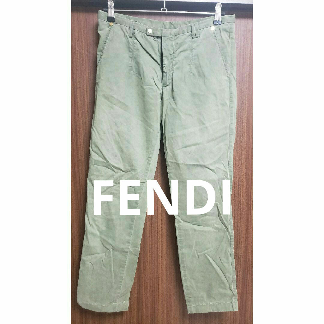 FENDI　カーキスラックス