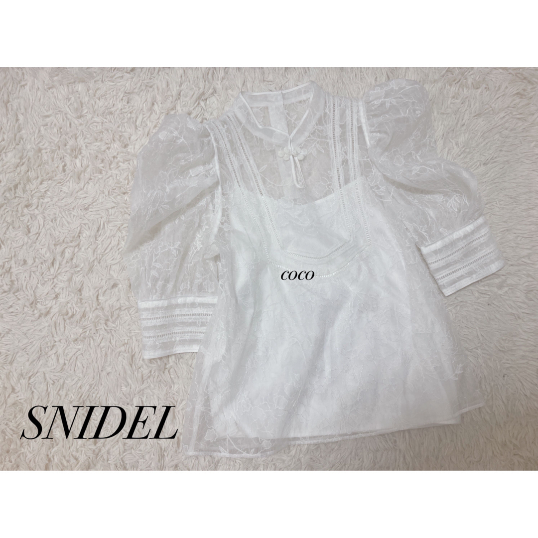 SNIDEL - SNIDEL☆チャイナライクブラウスの通販 by coco's shop