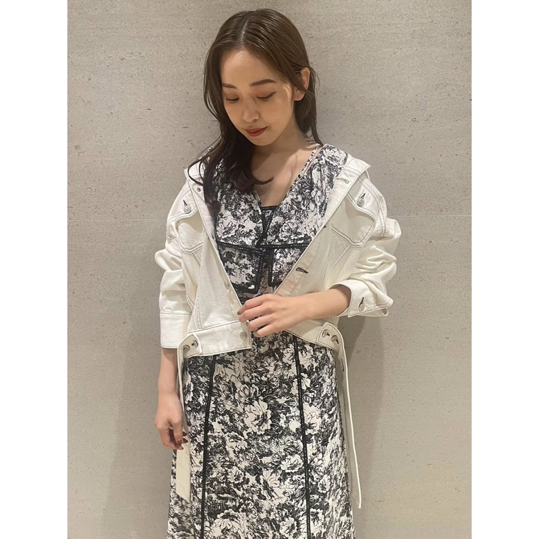 SNIDEL♡オーバーサイズGジャン ホワイト | フリマアプリ ラクマ