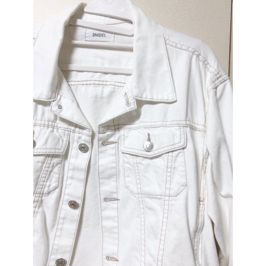 SNIDEL♡オーバーサイズGジャン ホワイト