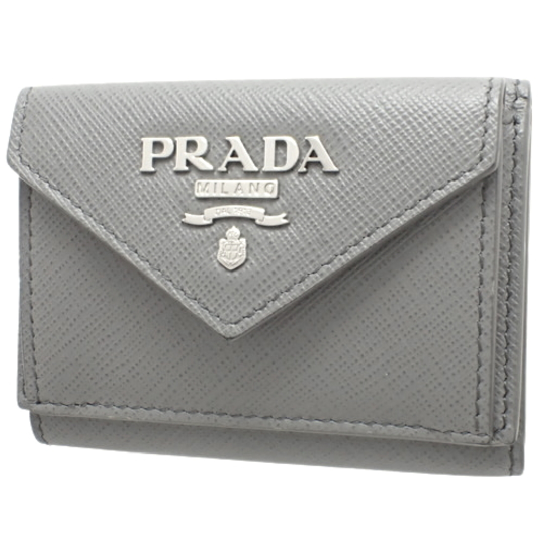 PRADA - プラダコンパクト財布 三つ折り財布 サフィアーノレザー