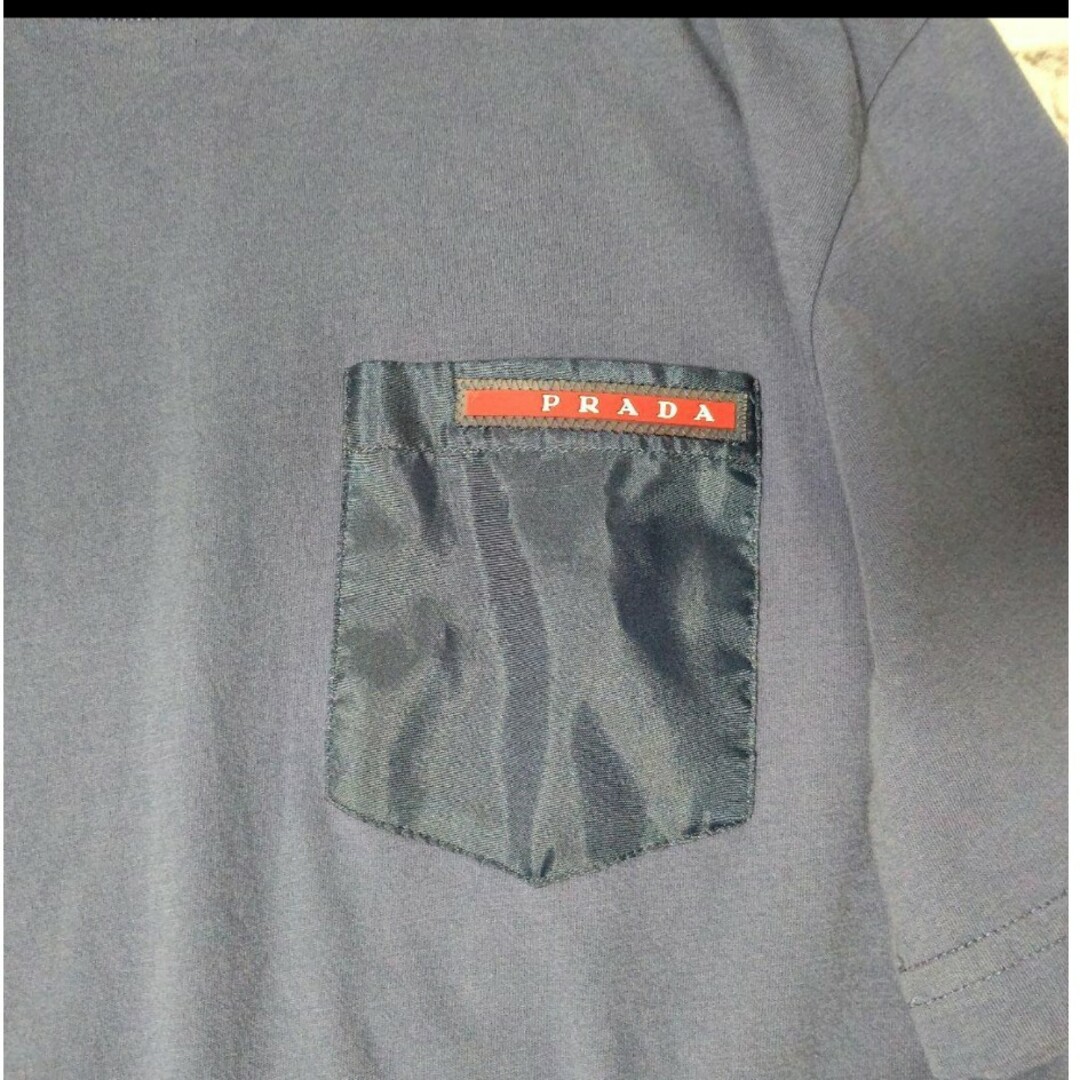 PRADA(プラダ)のプラダ　PRADA　ロゴ　胸ポケット　Tシャツ　M メンズのトップス(シャツ)の商品写真