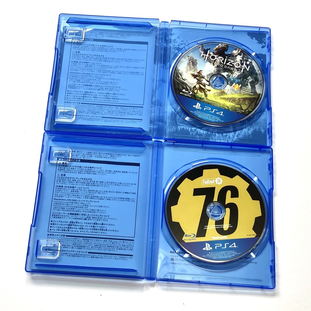 PS4 ホライゾン ゼロ ドーン フォールアウト76 まとめ売り