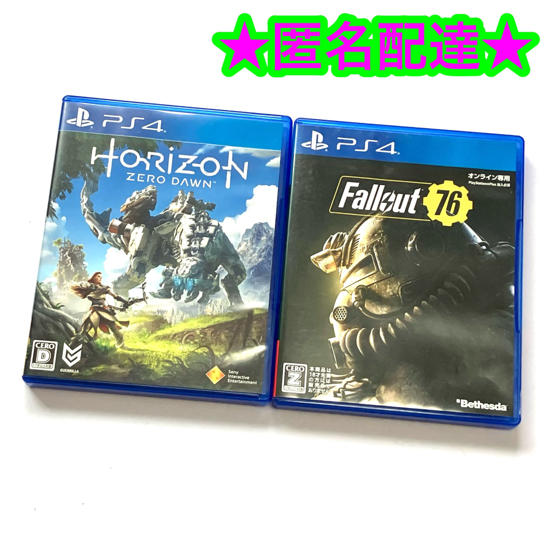 PS4 ホライゾン ゼロ ドーン フォールアウト76 まとめ売り | フリマアプリ ラクマ